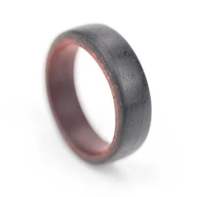 Smoked Ember – Holzring aus Räuchereiche & Bubinga
